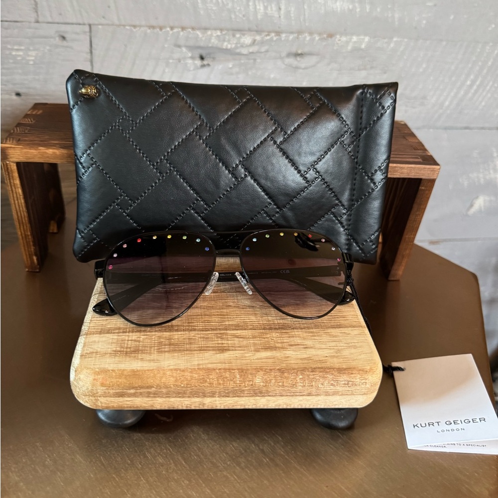New Kurt Geiger aviator sunglasses - Picture 2 of 9